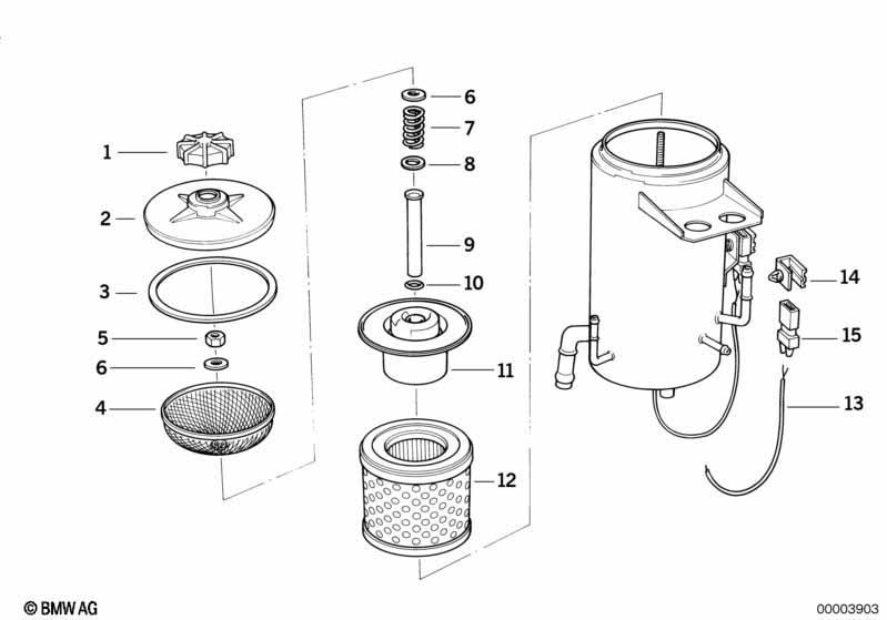 Ölbehälter ASC+T/Einzelteile