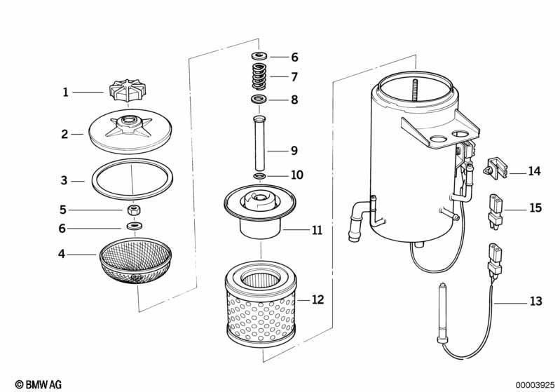 Ölbehälter ASC+T/Einzelteile