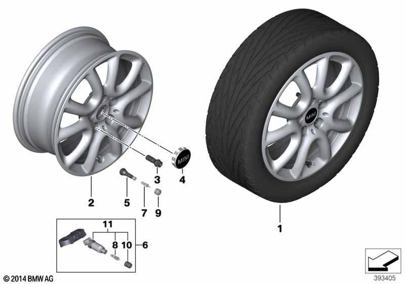 MINI LM Rad Race Spoke 498 - 17"