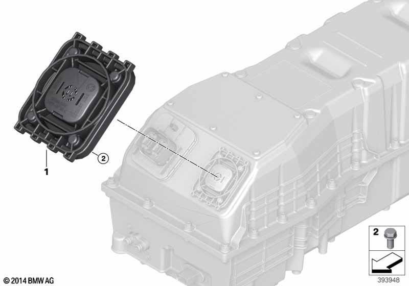 Hochvolt-Batterie Entgasungseinheit