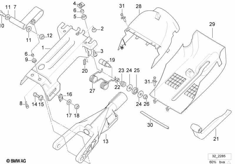 Lenksäulenverstellung mechanisch