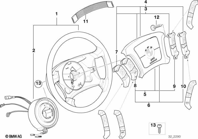 Lenkrad Airbag Multifunktion