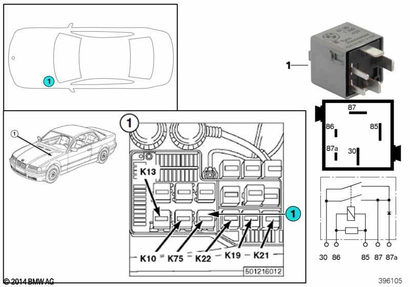 Relais ABS Pumpenmotor K75