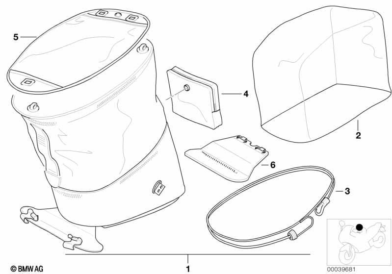 Tankrucksack für Stahlblechtank