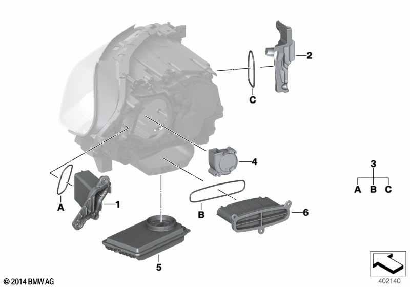 Elektronikteile Scheinwerfer LED