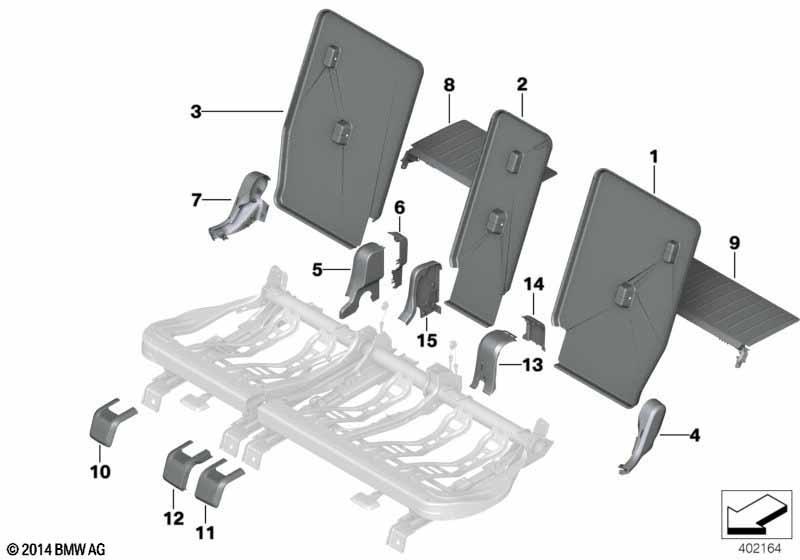 Sitz hinten Sitzblenden