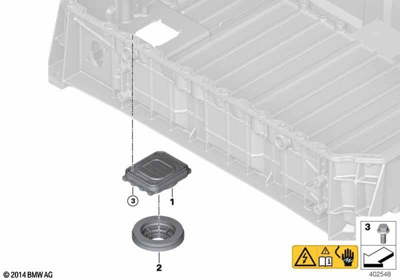 Hochvolt-Batterie Entgasungseinheit