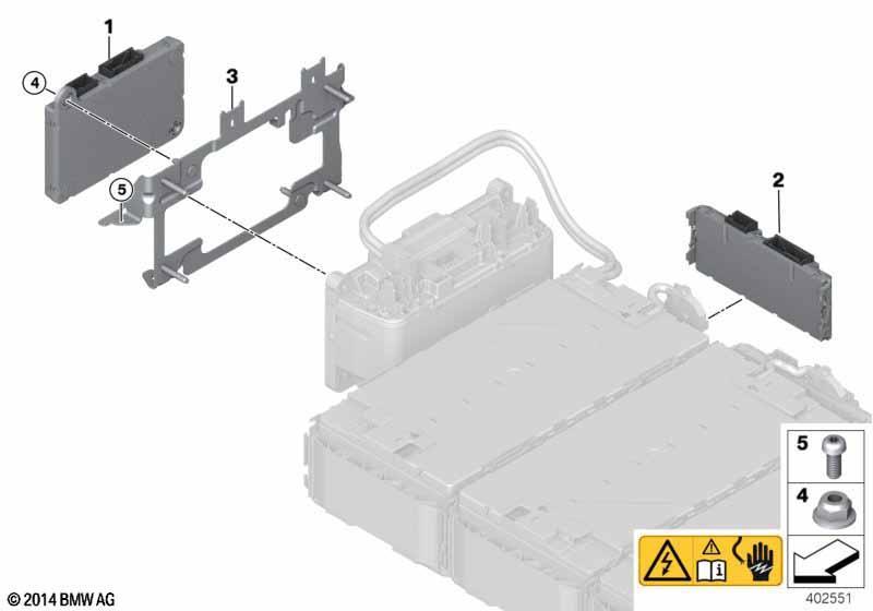 Hochvolt-Batterie Steuergeräte