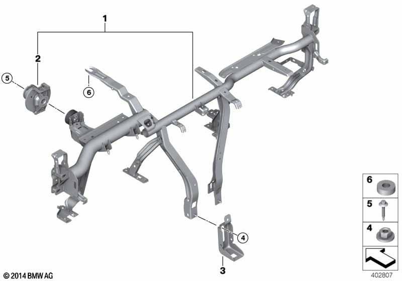 Träger Instrumententafel