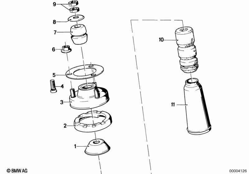 Stützlager/Federunterlage/Anbauteile