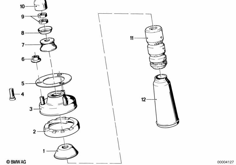 Stützlager/Federunterlage/Anbauteile