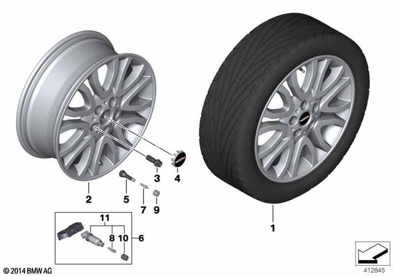 MINI LM Rad Vanity Spoke 504 - 18"