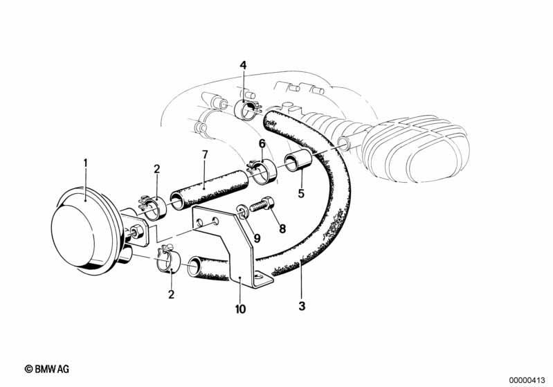 Unterdrucksteuerung-Motor