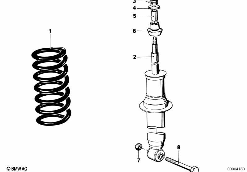 Stossdämpfer/Schraubenfeder/Anbauteile