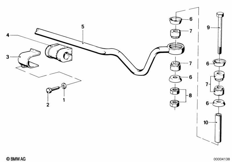 Stabilisator hinten