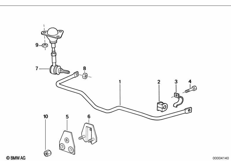 Stabilisator hinten