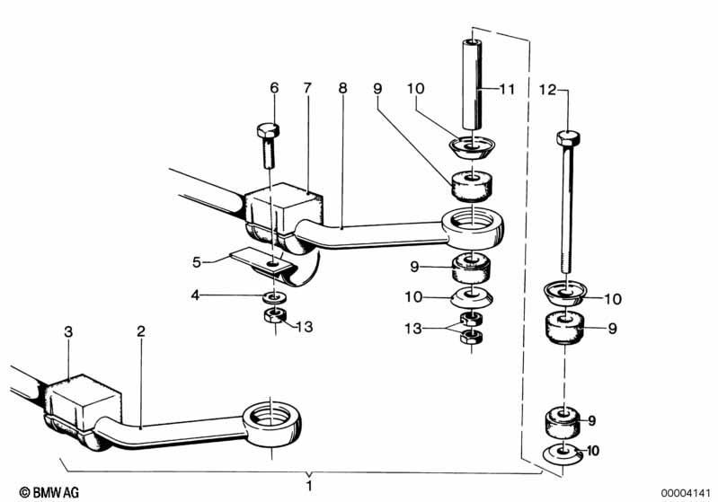 Stabilisator hinten