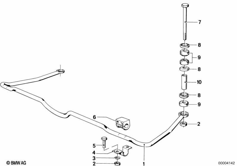 Stabilisator hinten