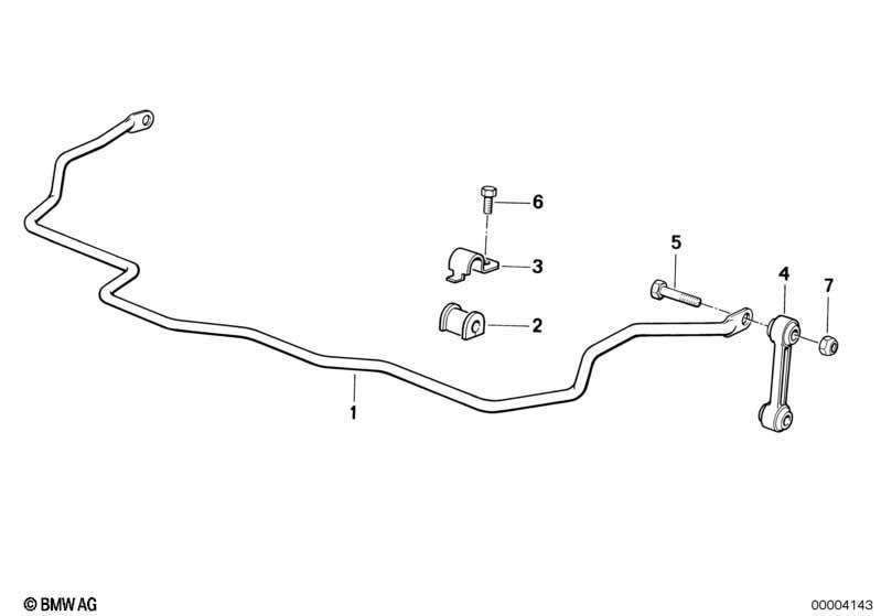 Stabilisator hinten