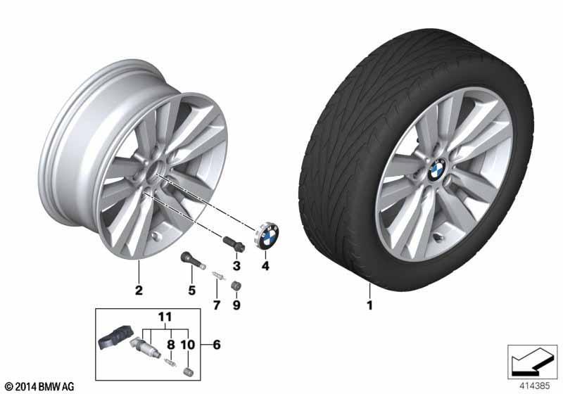 BMW LM Rad Sternspeiche 655 -17""