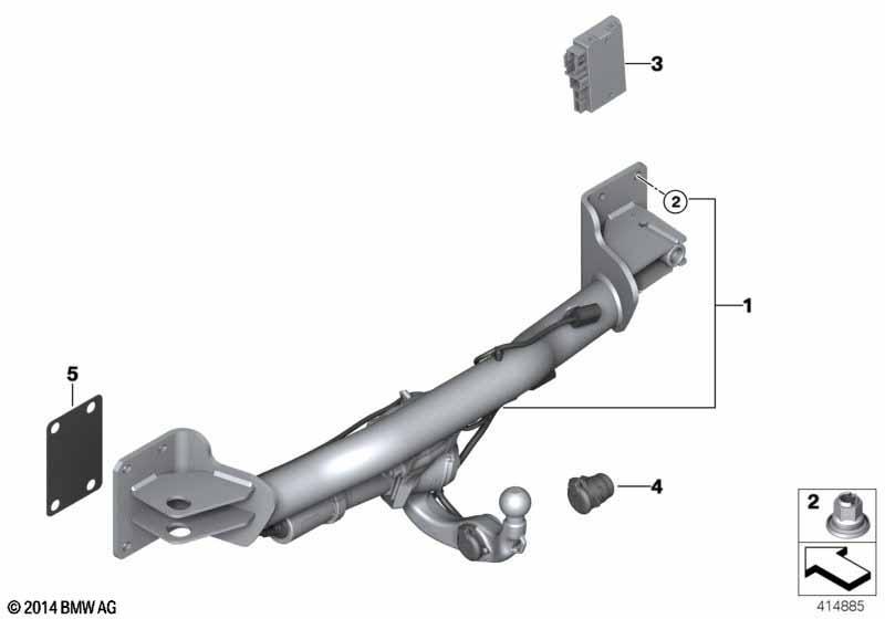 Anhängerkupplung elektrisch schwenkbar