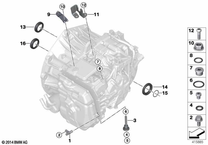 GA6F21AW Anbauteile/Dichtungen