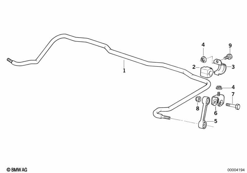 Stabilisator hinten