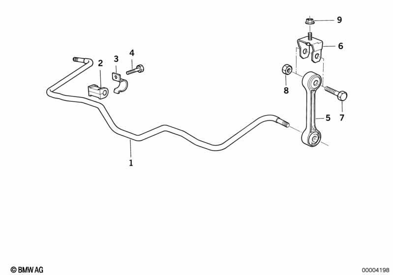 Stabilisator hinten