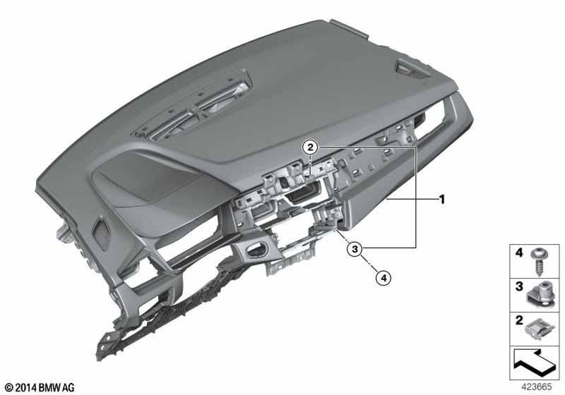 Verkleidung Instrumententafel