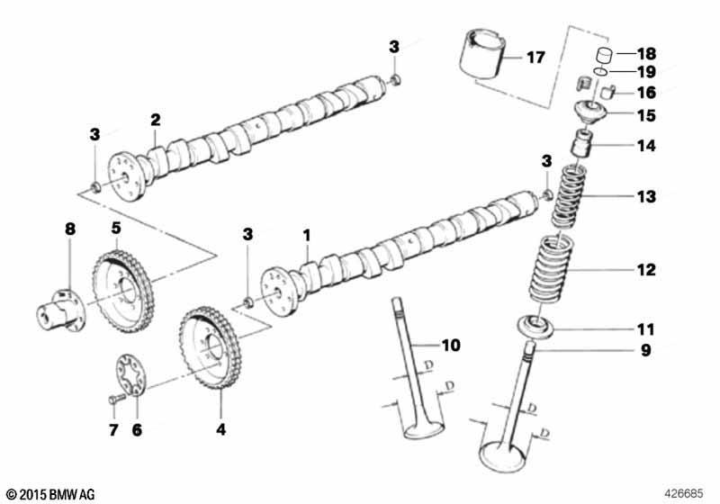 Ventilsteuerung-Nockenwelle/Ventile