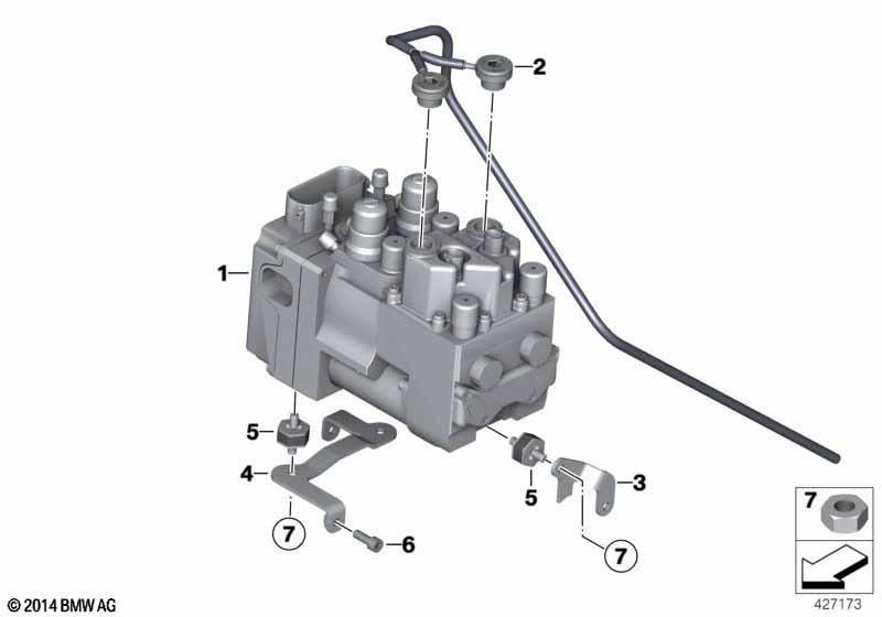 Druckmodulator Integral ABS