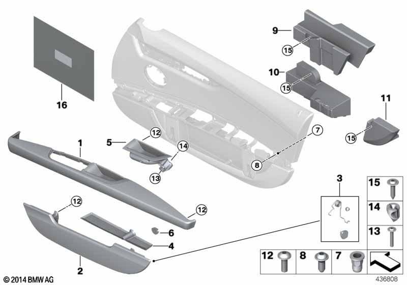 Anbauteile Türverkleidung II