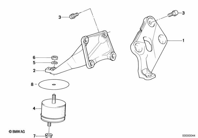 Motoraufhängung/Motordämpfer