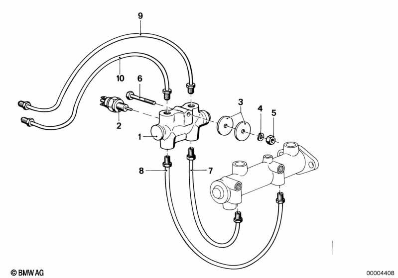 Bremsleitung/Schalter Bremsdruck