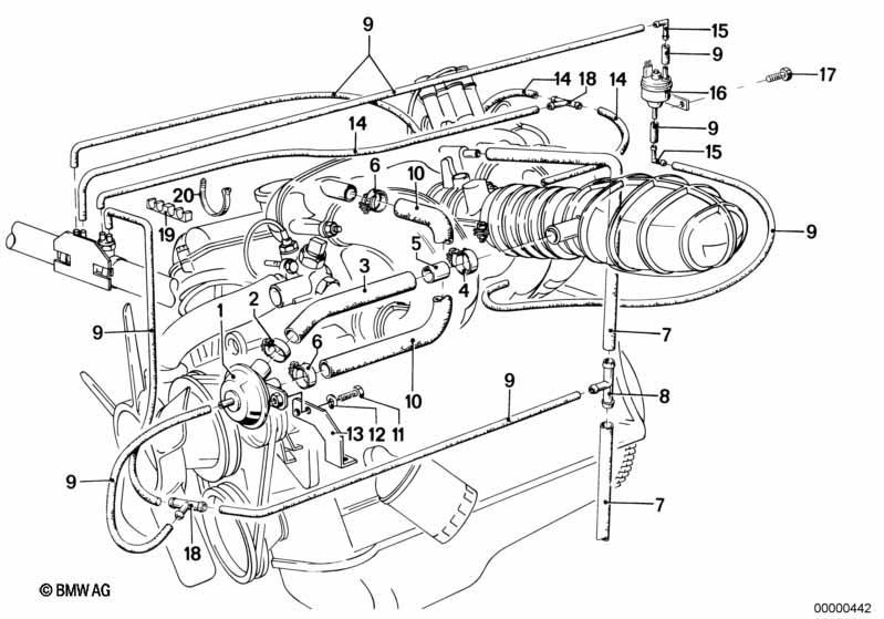 Unterdrucksteuerung-Motor