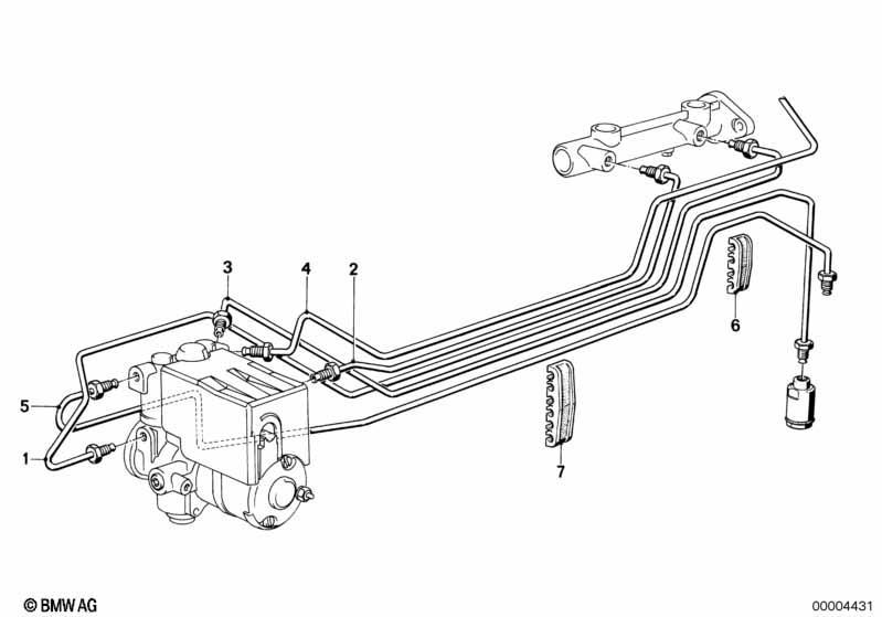 Bremsleitung vorne ABS
