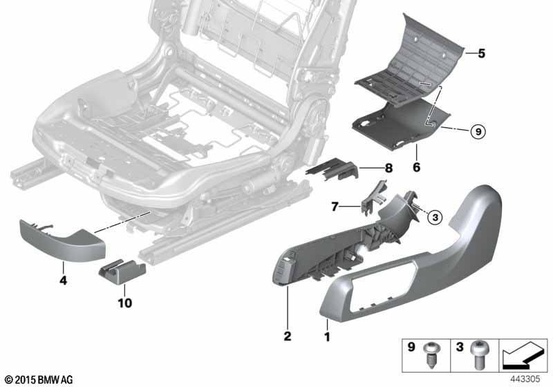 Sitz vorn Sitzblenden elektrisch