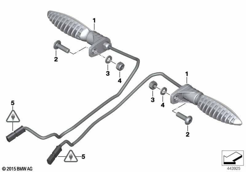 LED-Blinkleuchten hinten