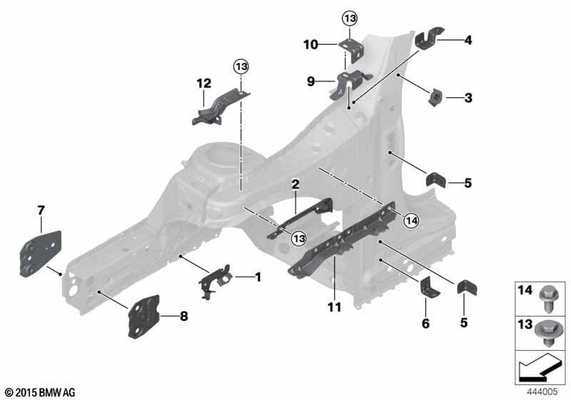 Vorderbau Halter