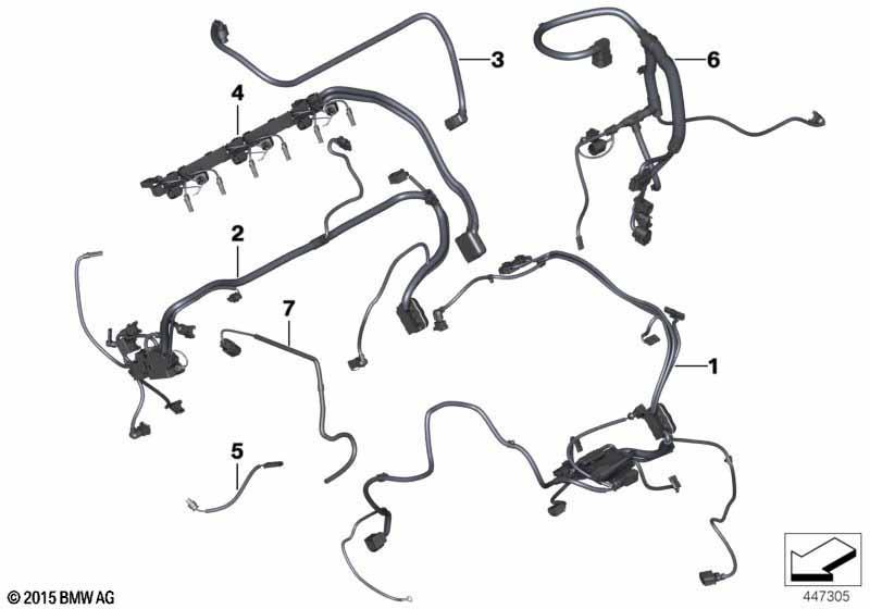 Kabelbaum Motor