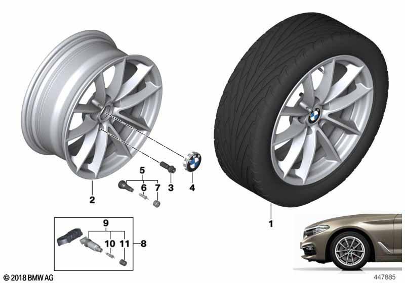 BMW LM Rad V-Speiche 618 - 17"