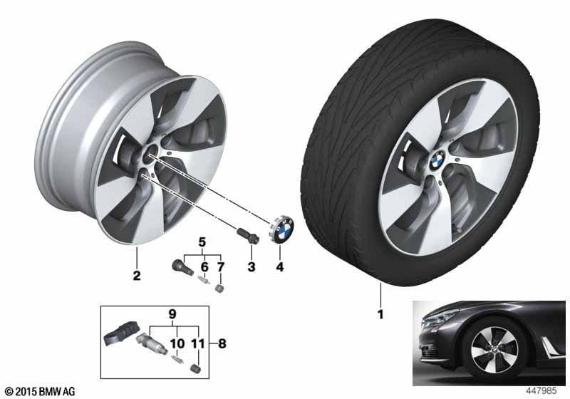 BMW LM Rad Turbinenstyling 645 - 17"