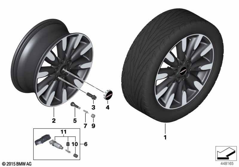 Mini LM Rad Roulette Spoke 502 - 17"