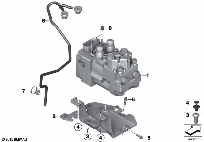 Druckmodulator Integral ABS