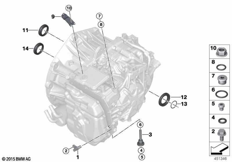 GA6F21AW Anbauteile/Dichtungen