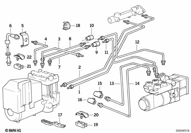 Bremsleitung vorne ABS/ASC+T