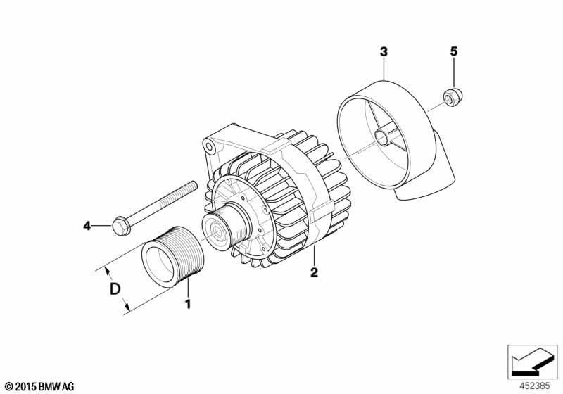 Generator Einzelteile 90/110A Valeo