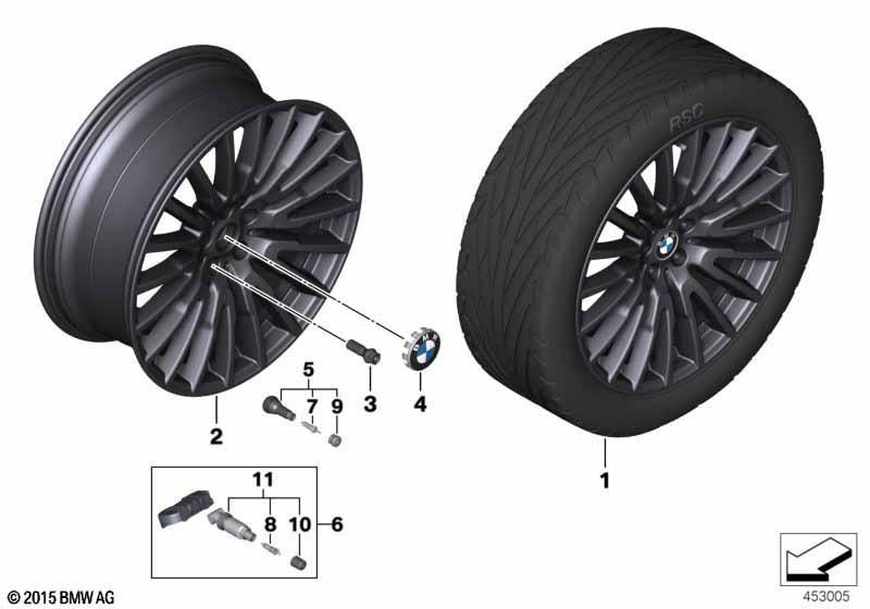 BMW LM Rad Vielspeiche 629 - 21"