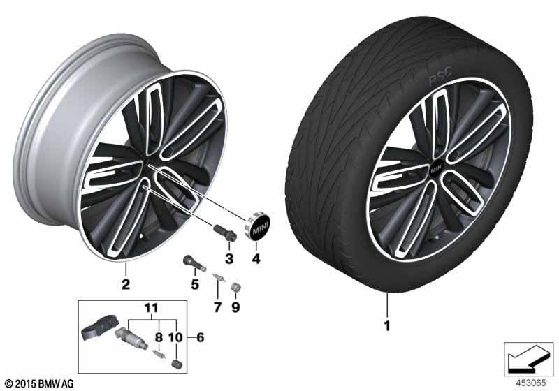 JCW LM Rad Radial Spoke 526 - 19"