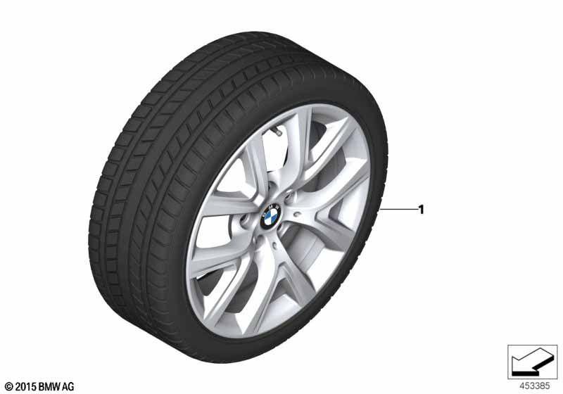 Winter wheel with tyre Y-spoke 574 - 17"